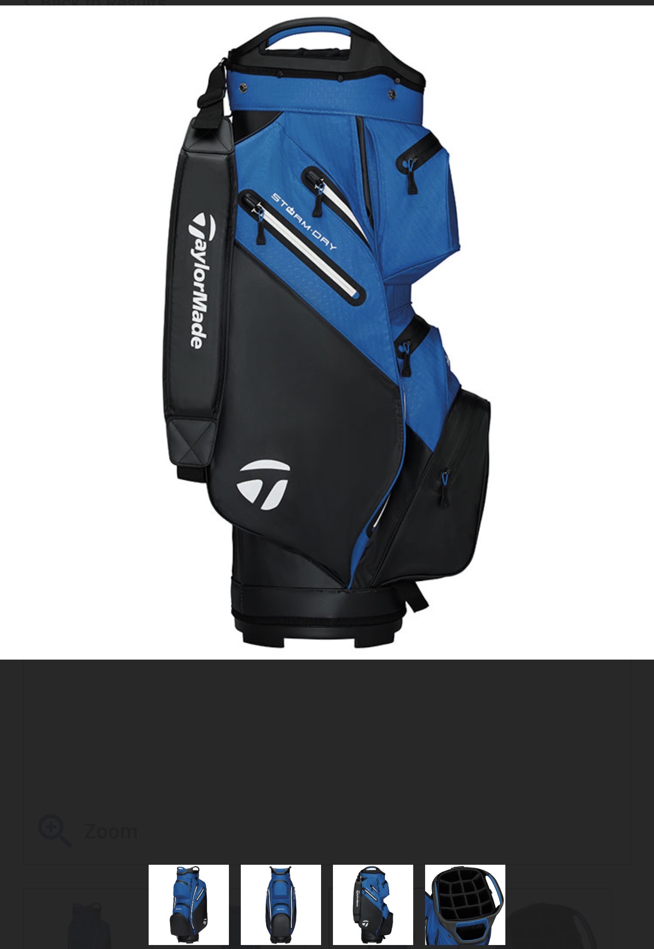 TaylorMade Storm Dry Waterproof Golf Cart Bag