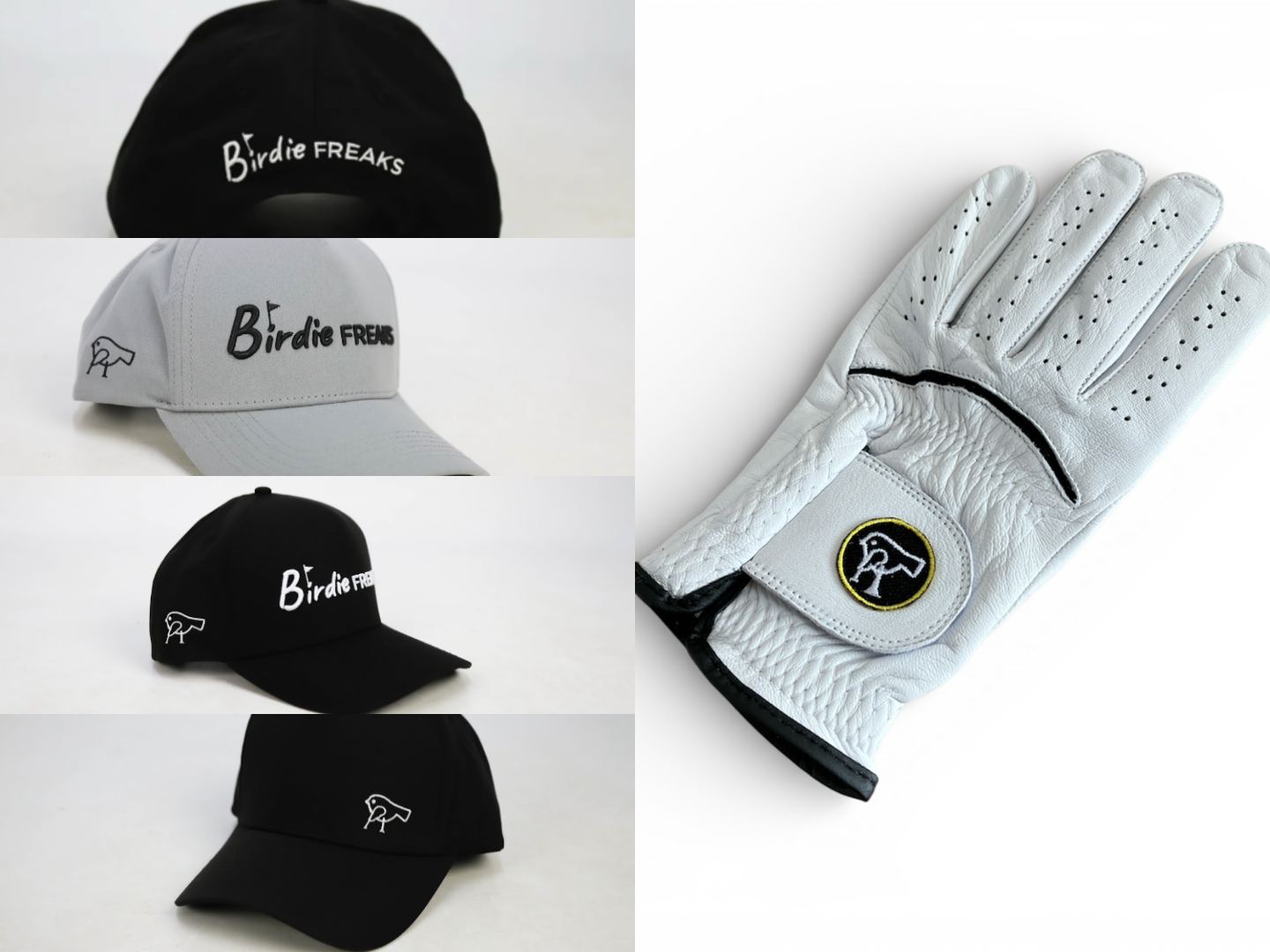 Birdie freaks cap and glove 